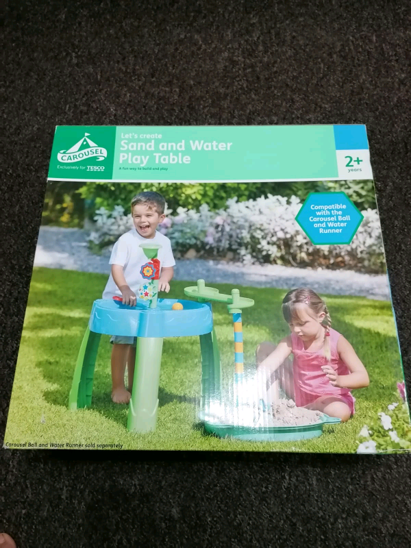 carousel sand and water play table